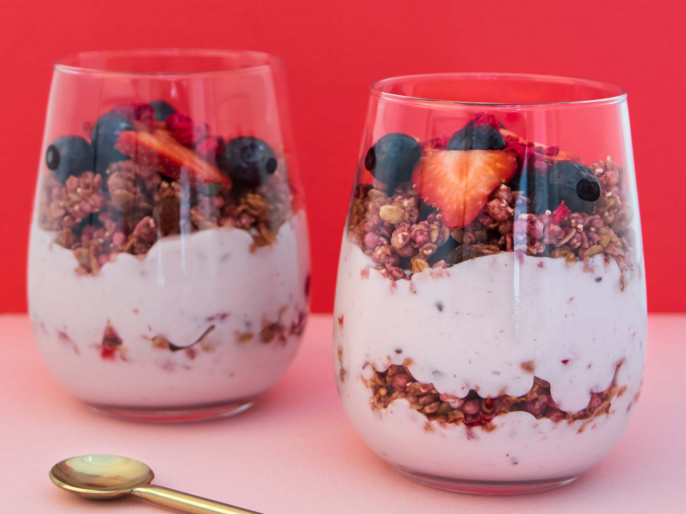 Parfait de frutos rojos