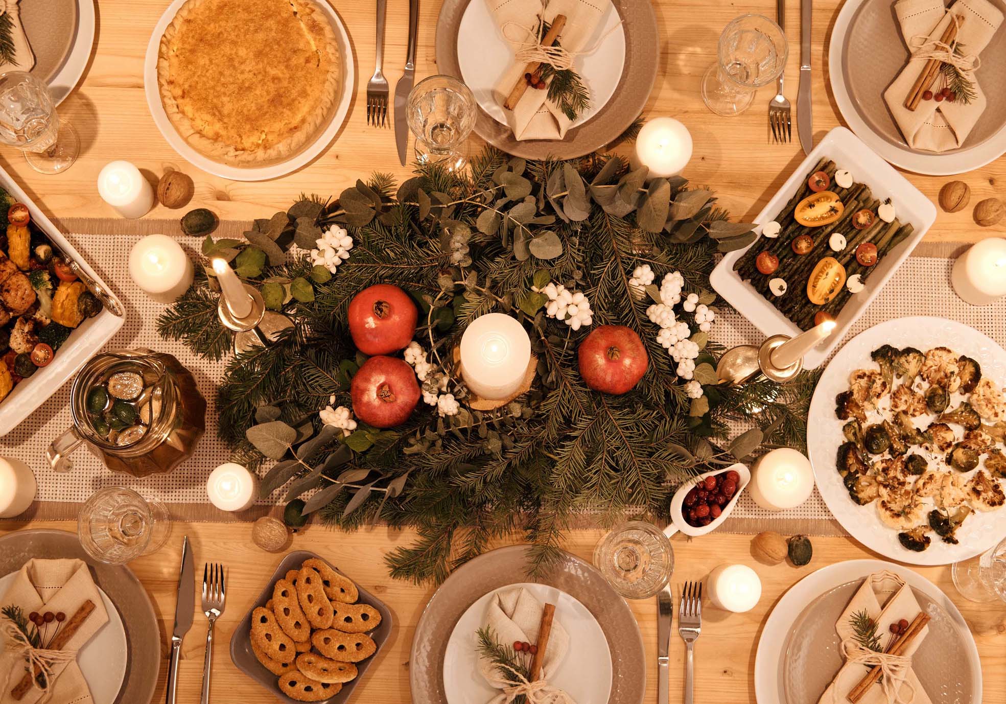 Ensaladas navideñas para una cena saludable
