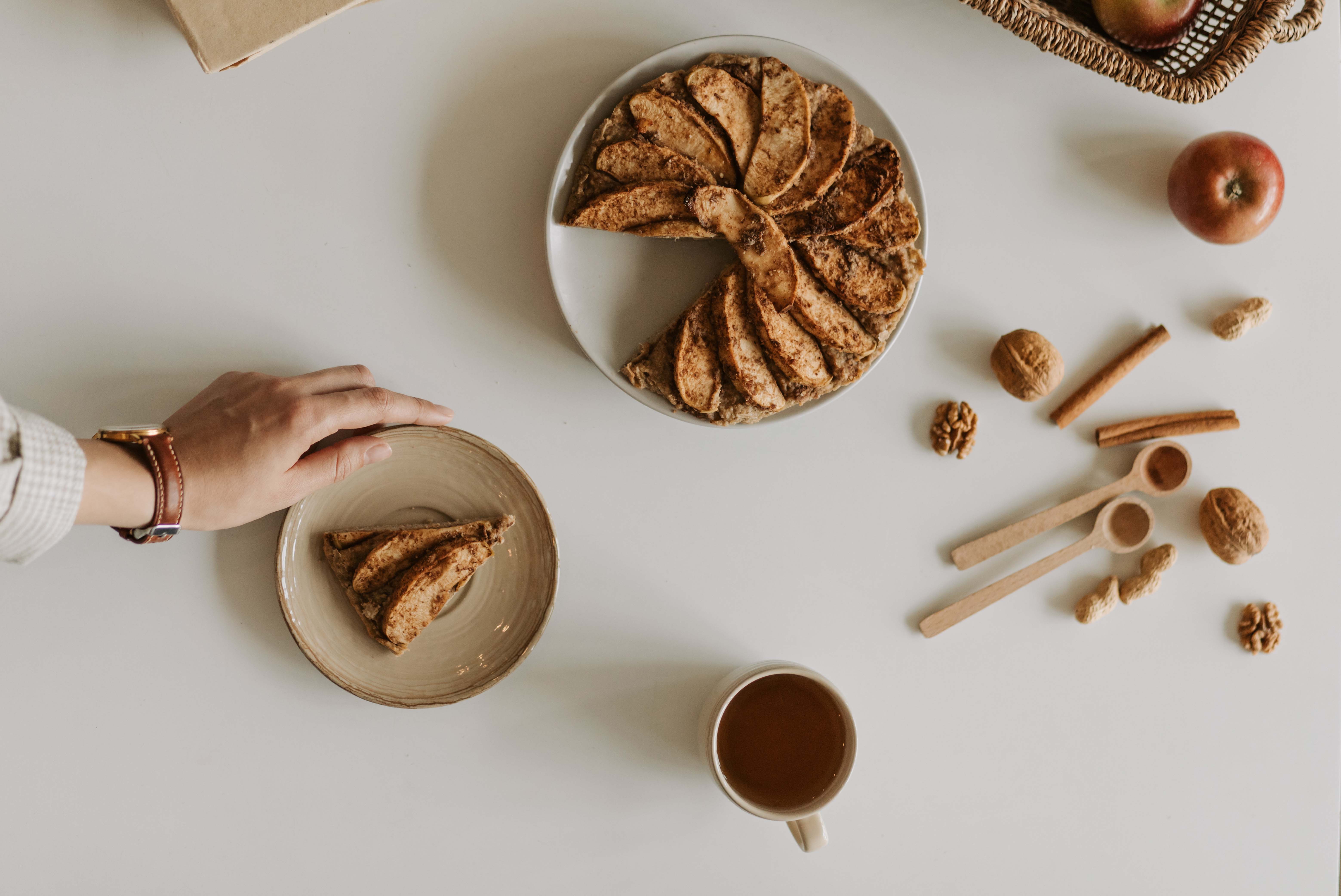 Manzanas asadas con canela