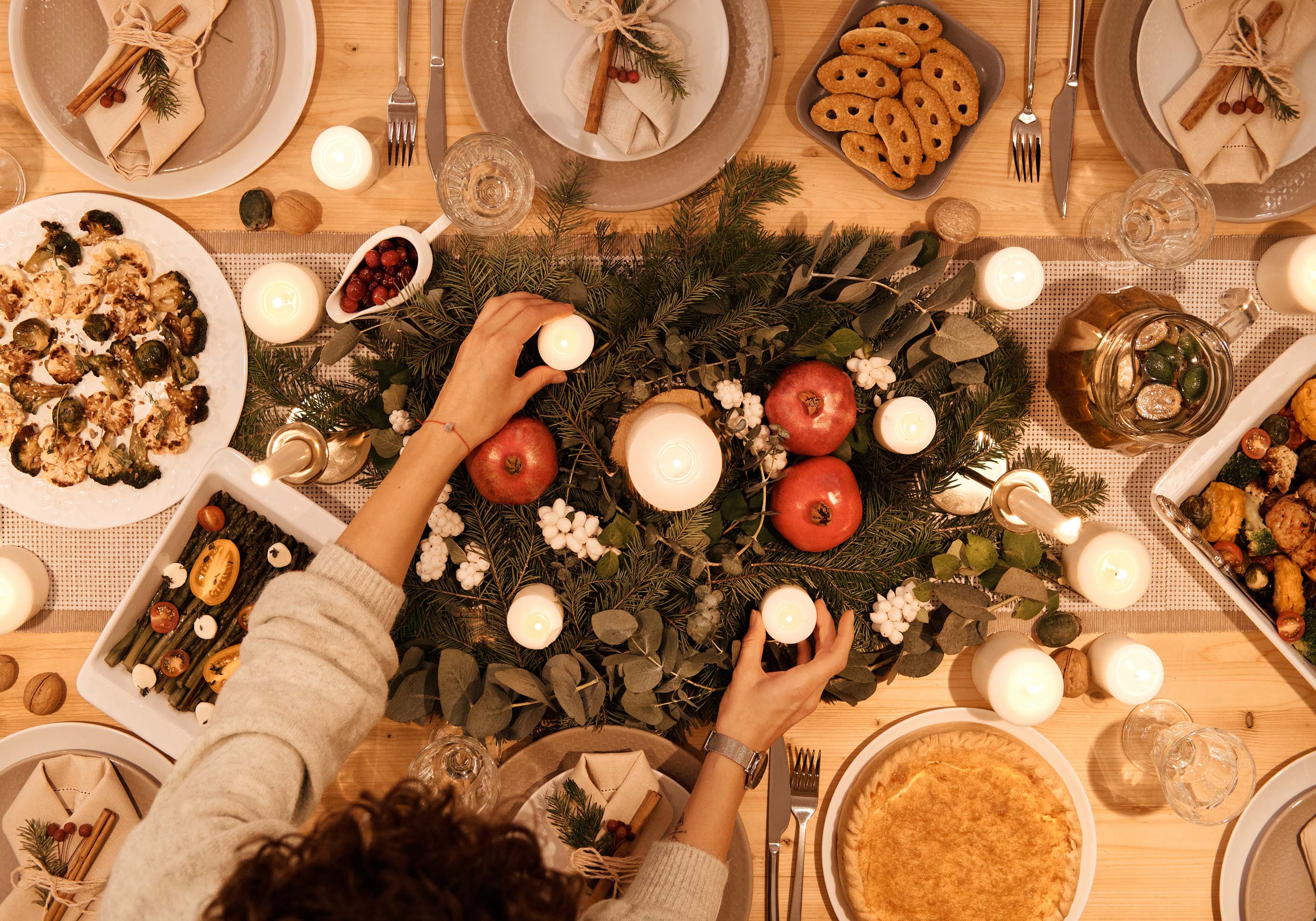 Opciones de cenas navideñas saludables