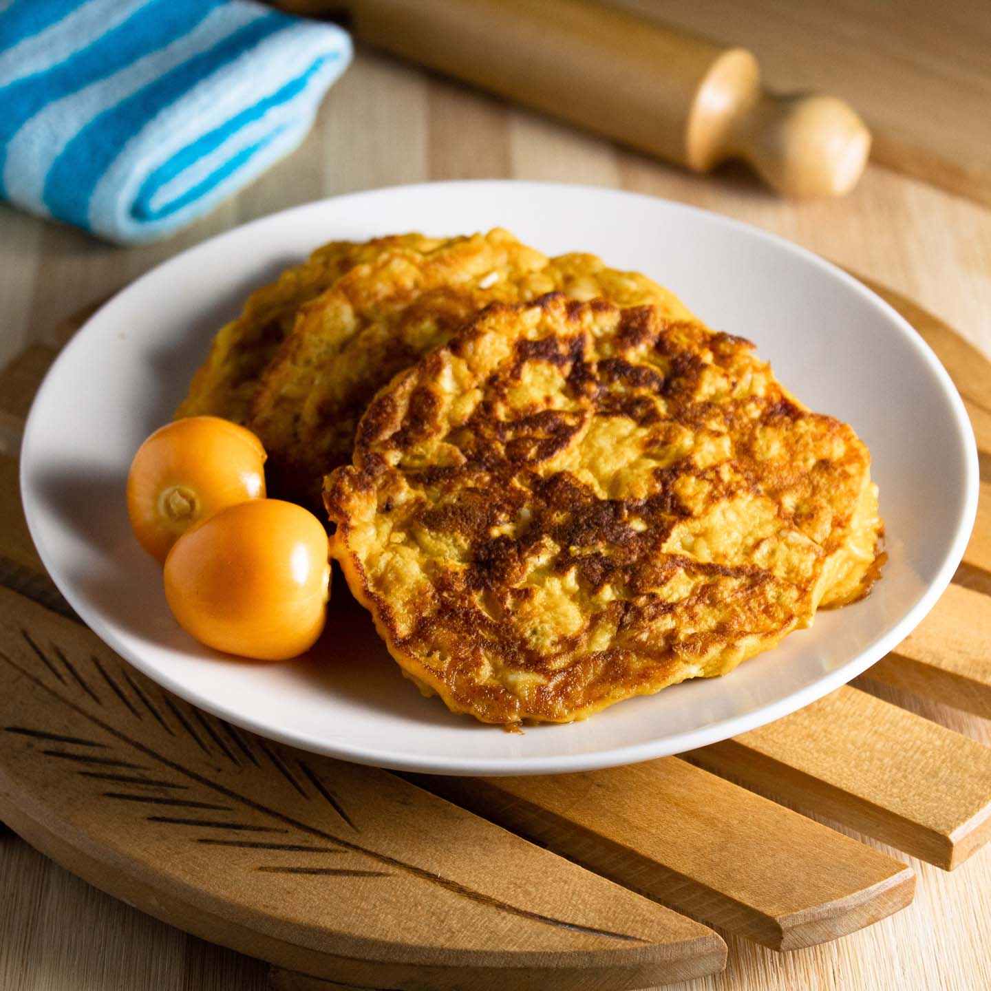 Tortitas de avena y zanahoria