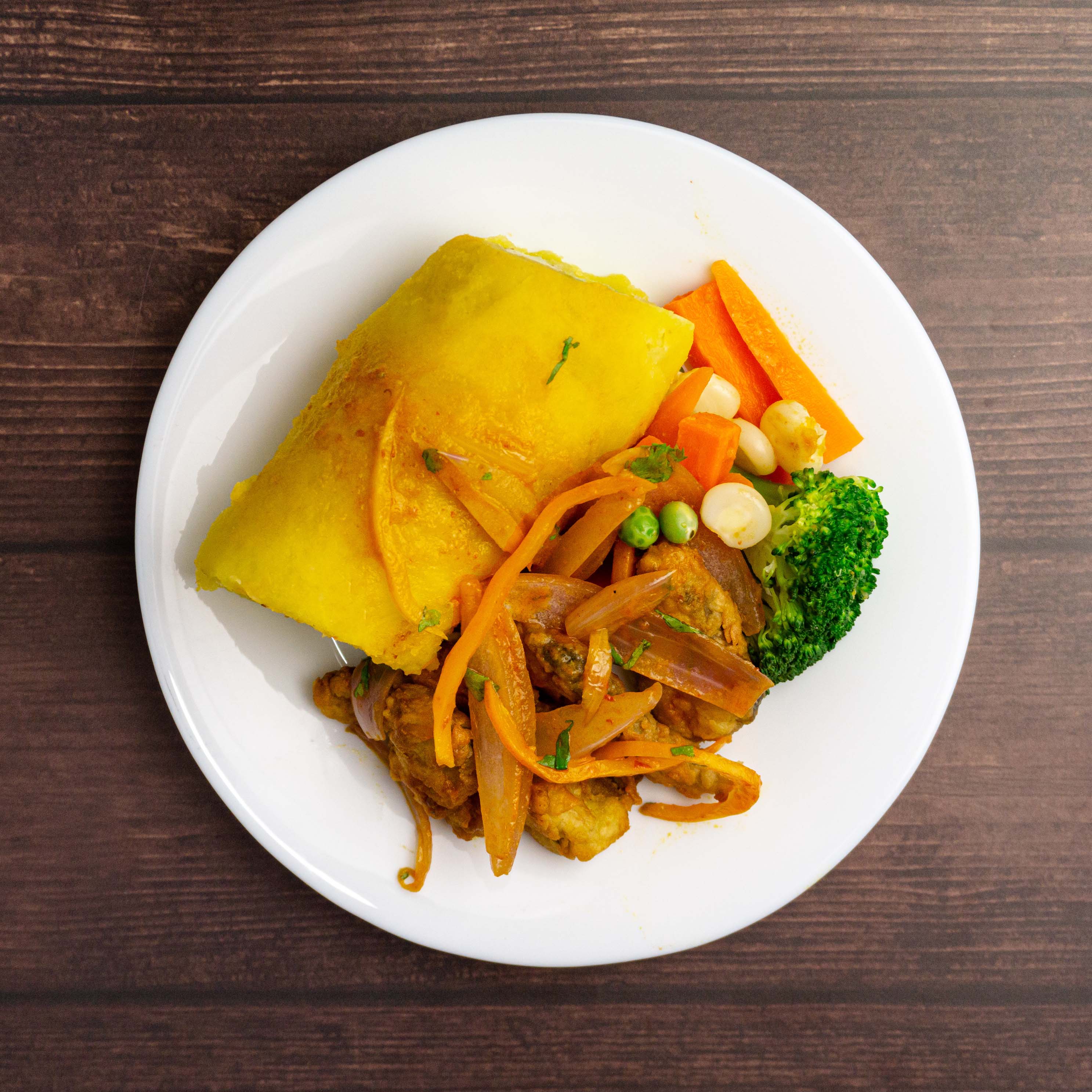 Causa escabechada con pescado