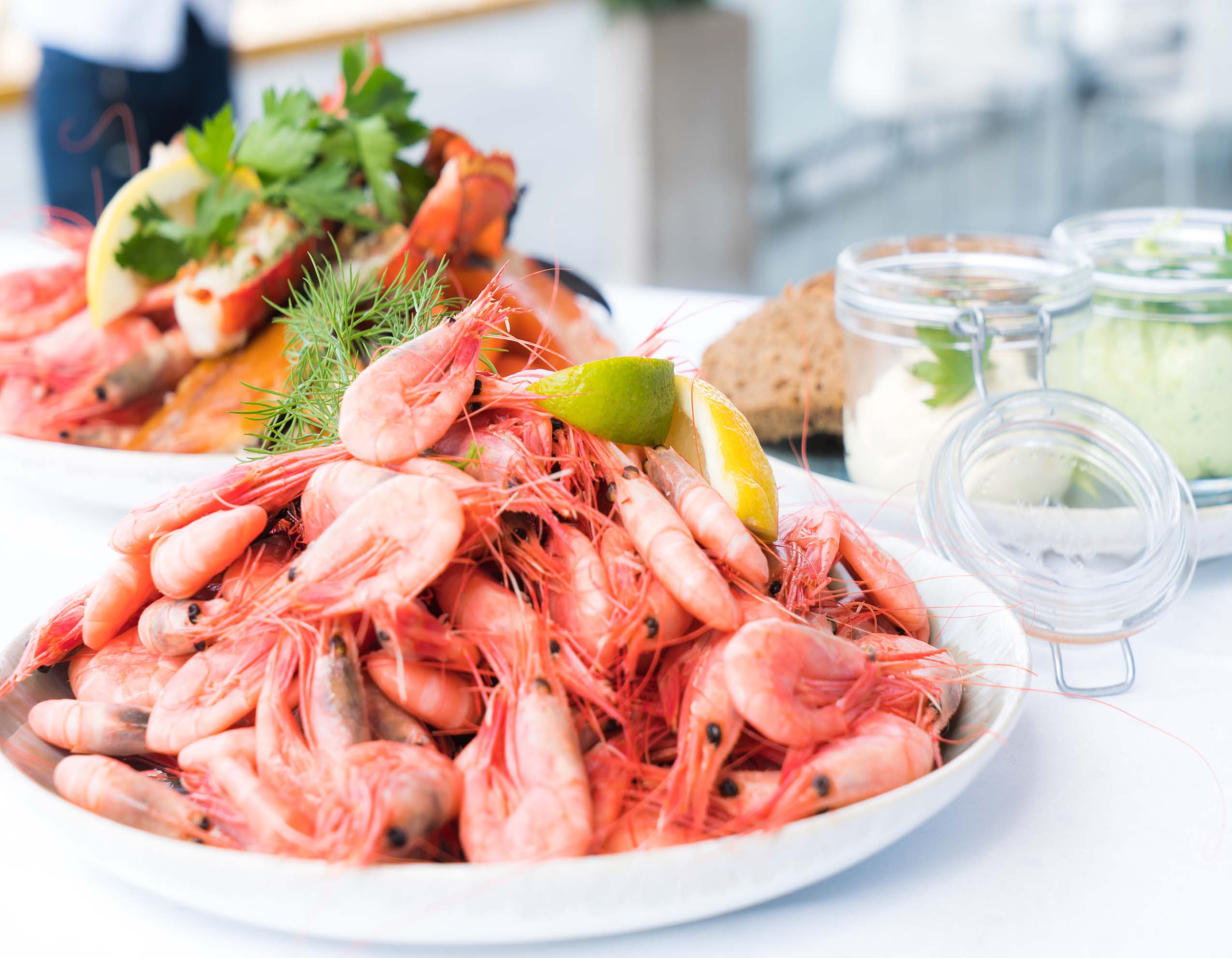 Platos colombianos con pescado y mariscos