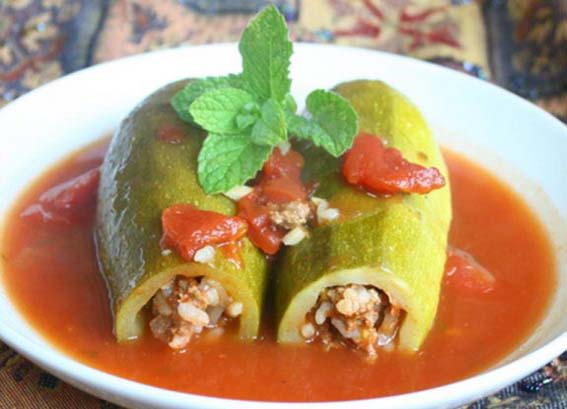 Kousa Mahshi. Comidas típicas de Qatar