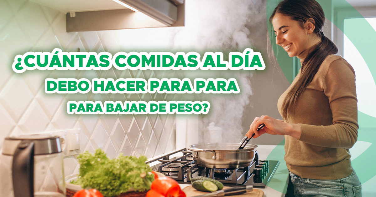 ¿Cuántas comidas al día debo hacer para perder peso?